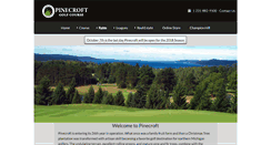 Desktop Screenshot of pinecroftgolf.com